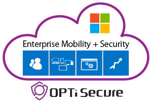 OPTi Secure Enterprise Mobility Security（EMS）サービス
