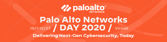 PALO ALTO NETWORKS DAY 2020 VIRTUALに出展します