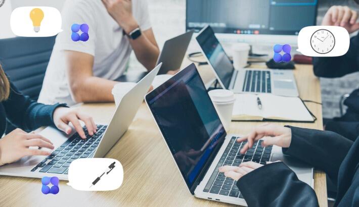 会議でファシリテーターが活用しているイメージ