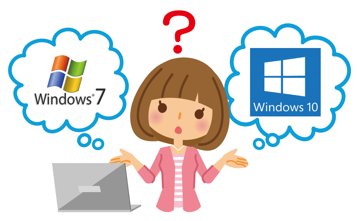 会社のPCをWindows10へ　OS移行する企業様のサポートをいたします